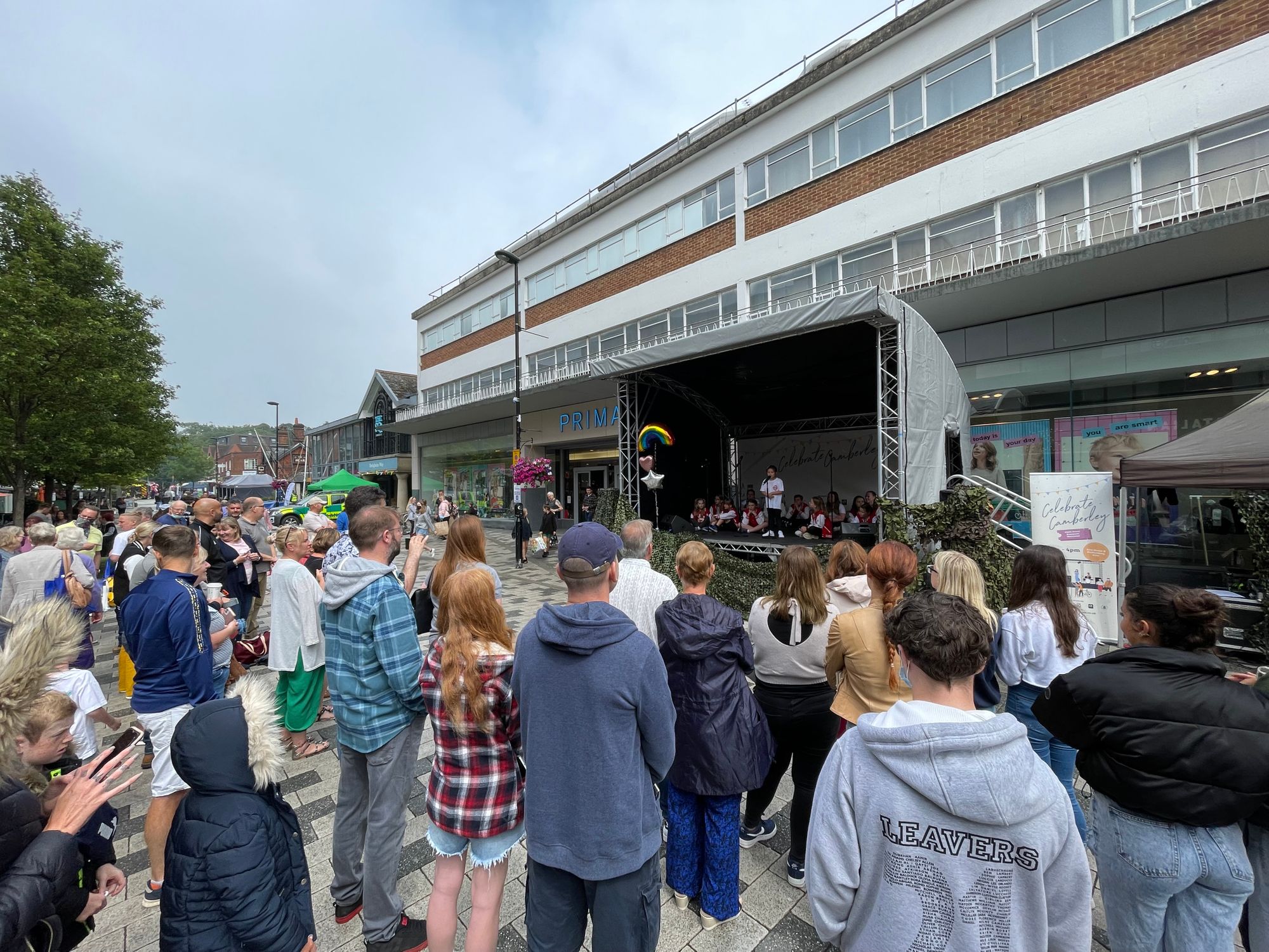 Residents celebrate Camberley businesses in first postlockdown event