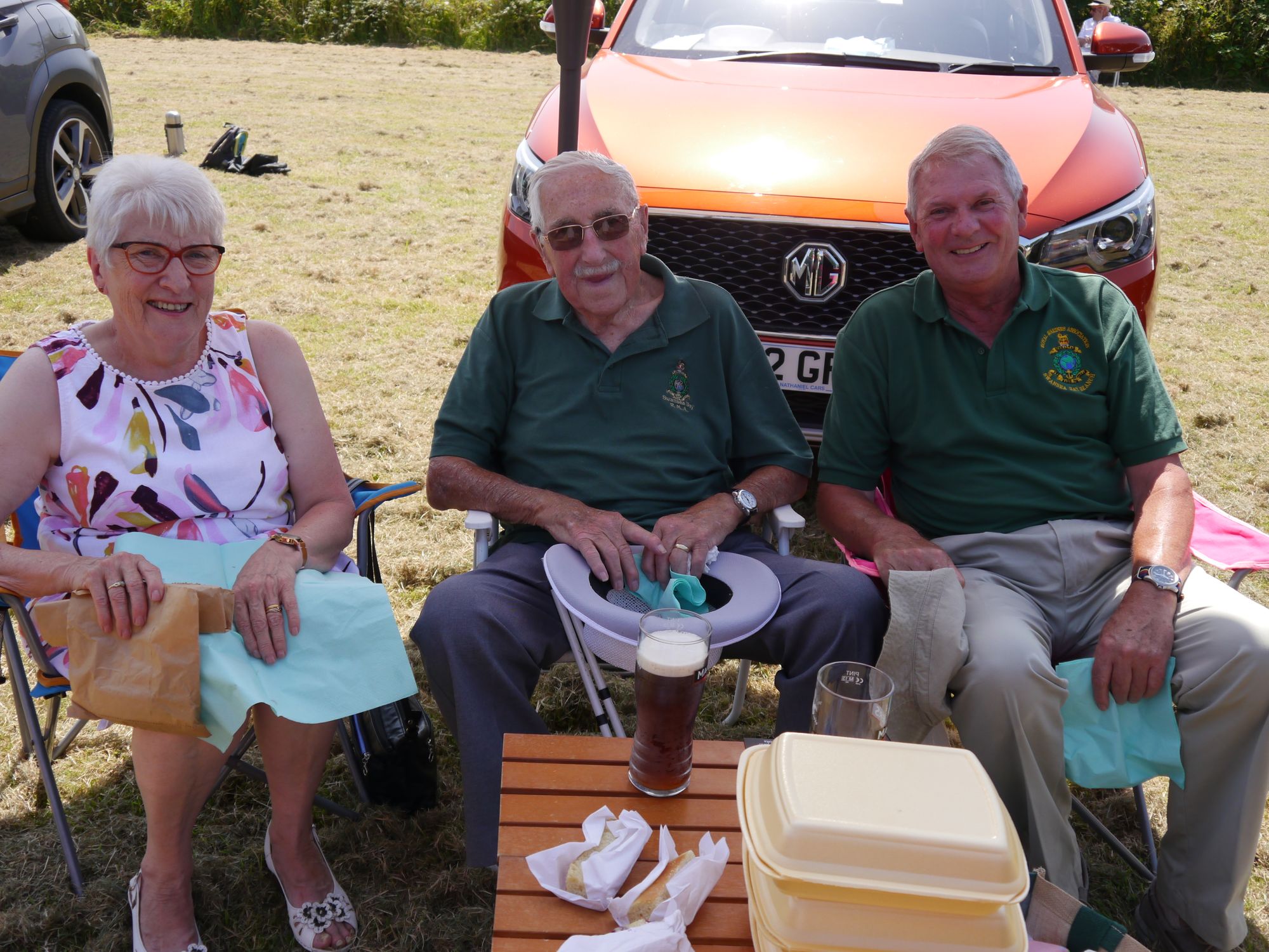 Over 200 Bridgend veterans enjoy charity summer garden party drive-ins