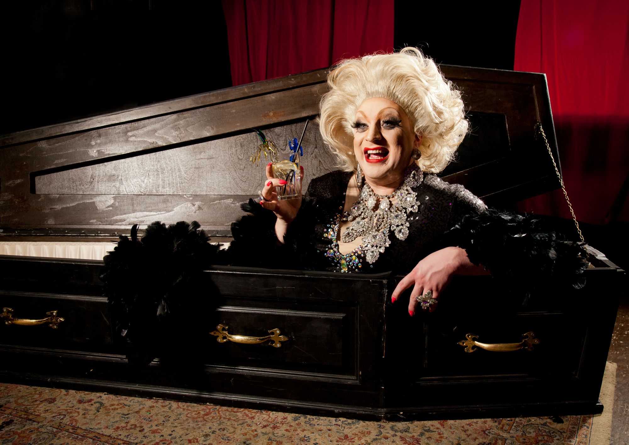 Multi-award winning star brings show featuring own funeral to Bath