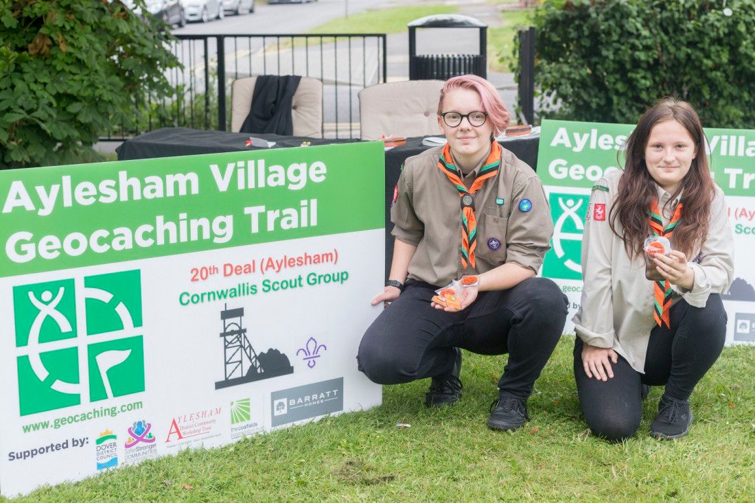 Explore Aylesham with Scouts' new geocaching route