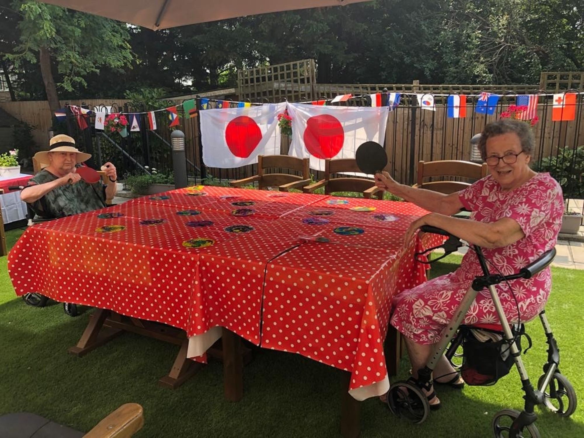 Game of Throws as Kingston Vale care home warms up for the Olympics