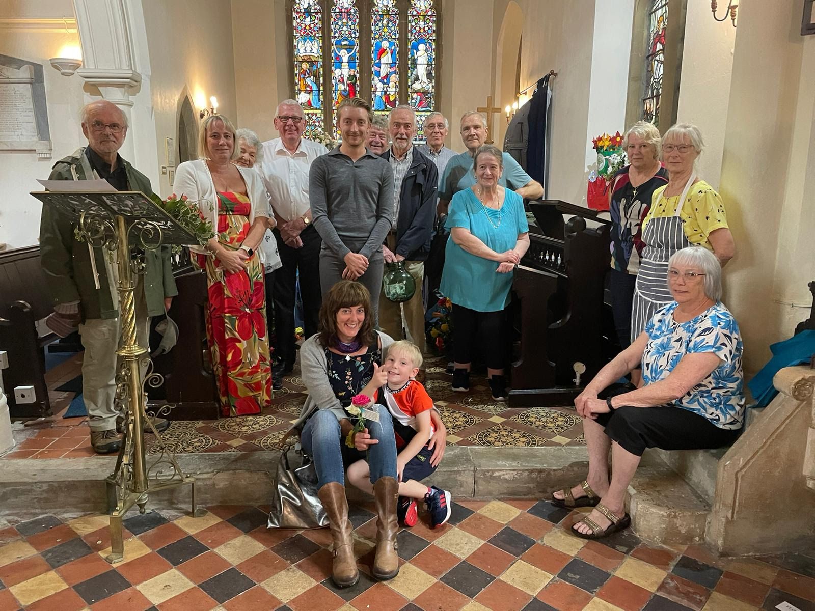 Rain doesn't stop support for Stapleford Abbotts flower show