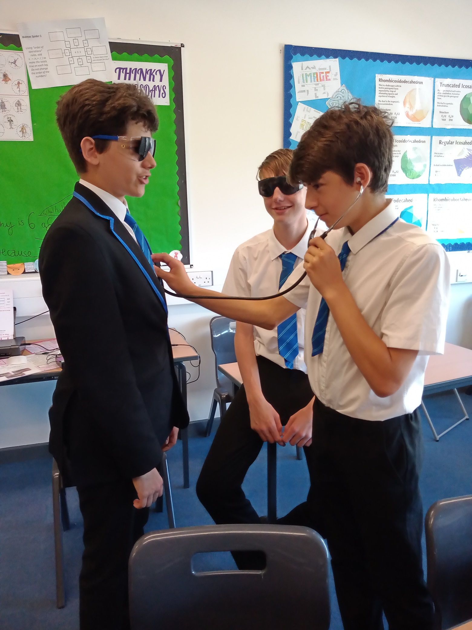 Witham students try hand at medical machinery