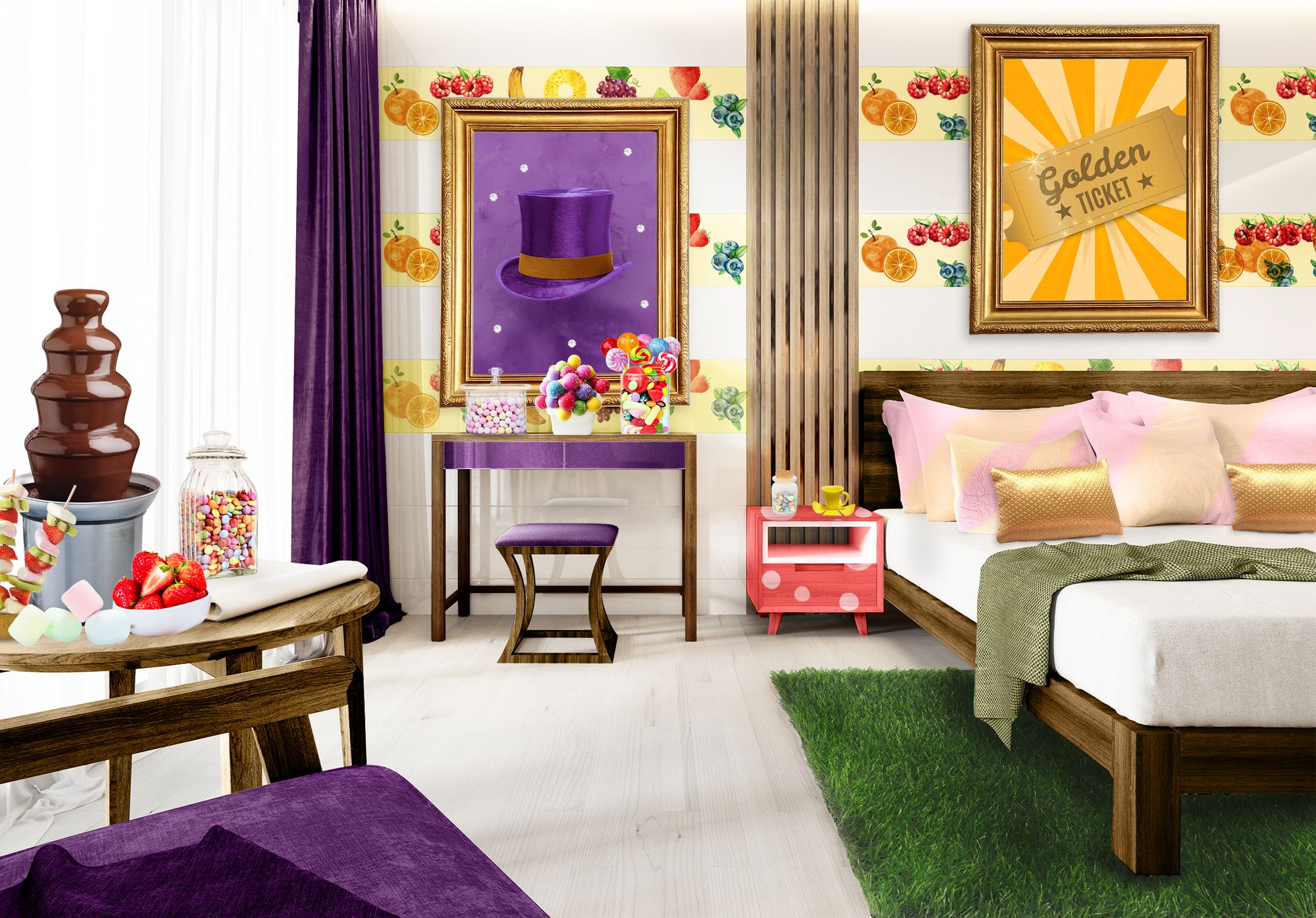 Willy Wonka Inspired Hotel Room Coming Soon To Celebrate The Movie S 50th Anniversary National