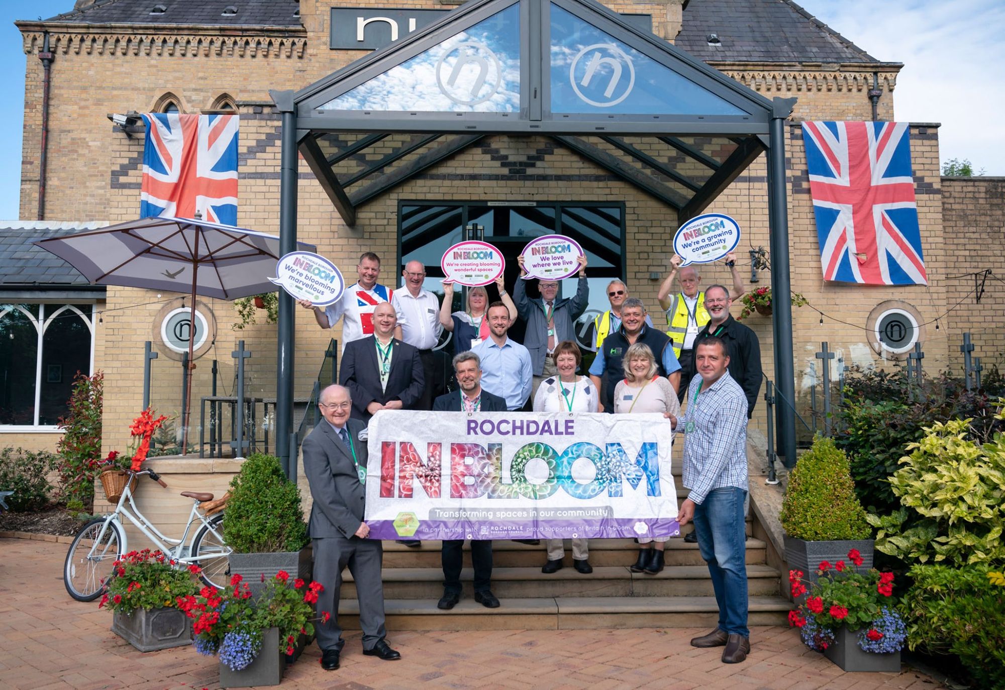 Rochdale visited by North West In Bloom judges