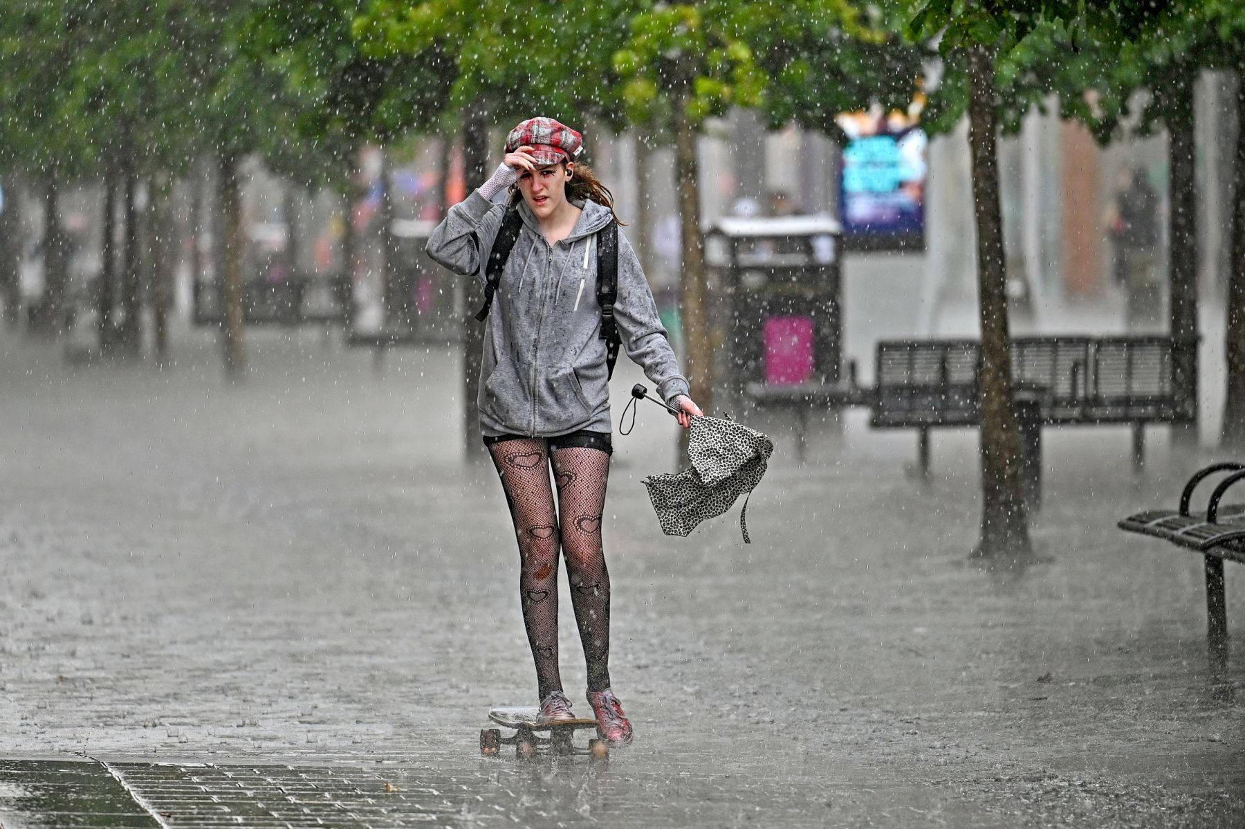 Parts of UK hit by flooding and severe travel disruption after thunderstorms