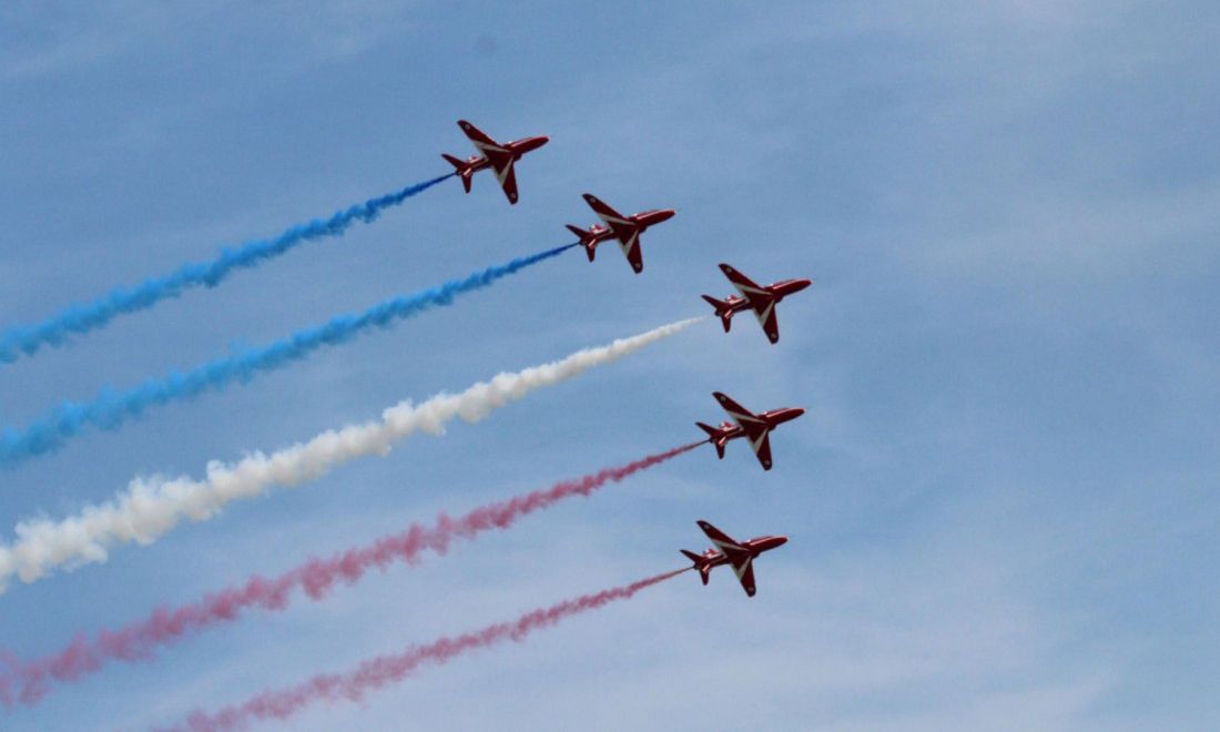 Brilliant photos of the Red Arrows in Folkestone