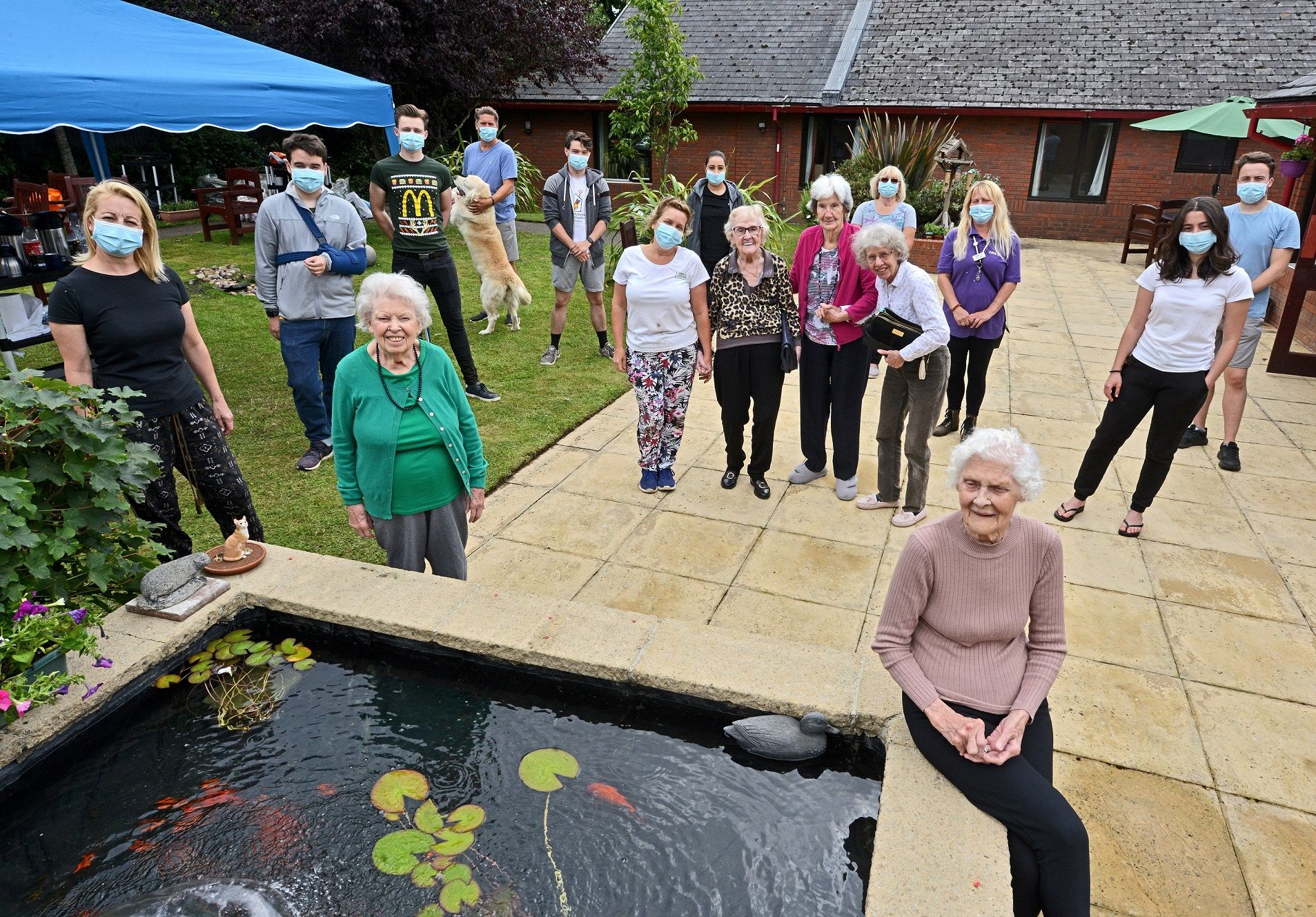 They’re loving it – Woking fast-food chain transforms care home garden
