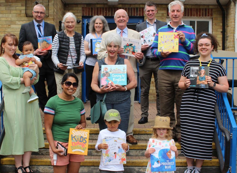 Books for Change donates 130 books to Hythe library