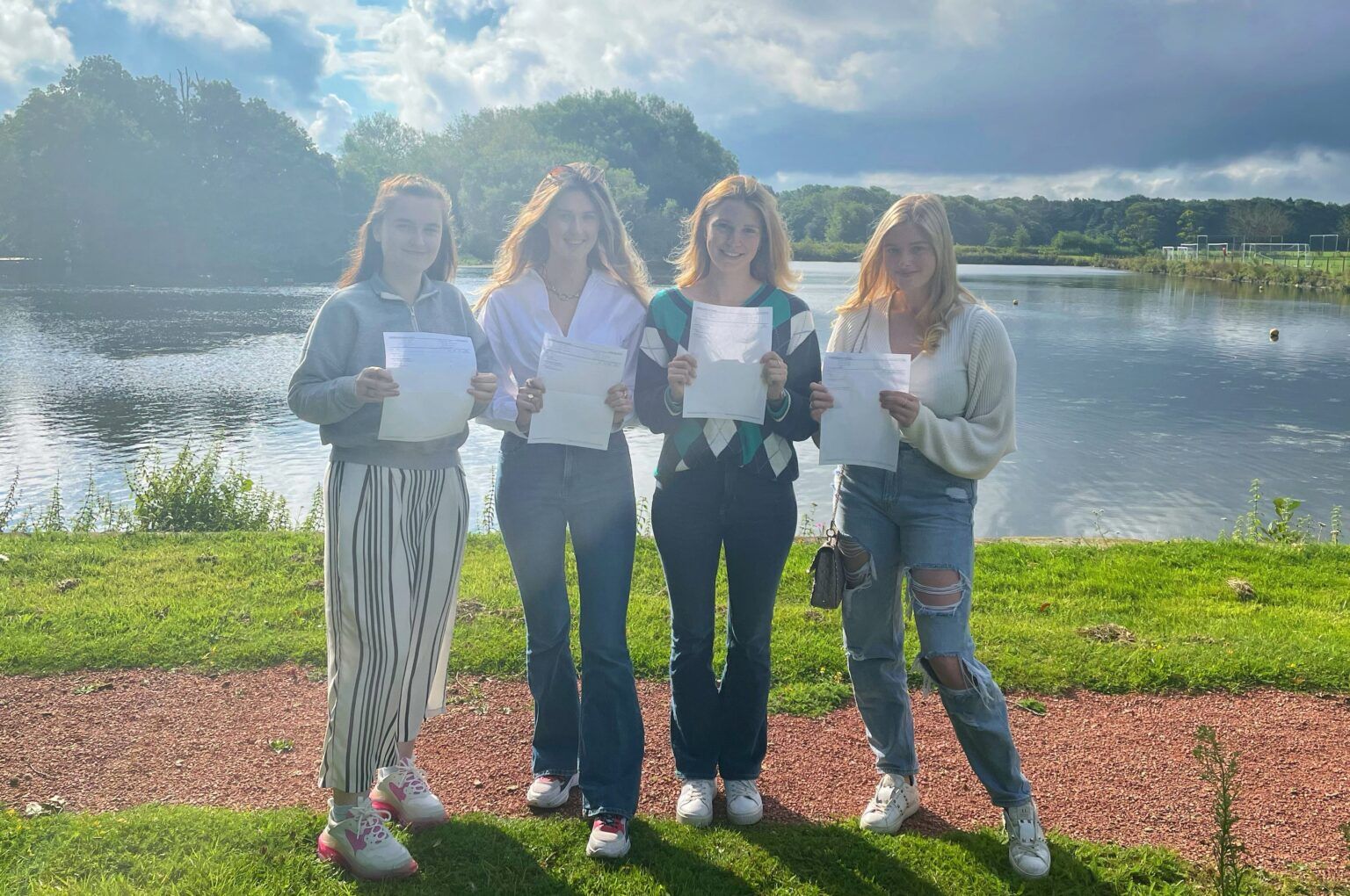 West Lancashire students celebrate A Level results after pandemic hits studies