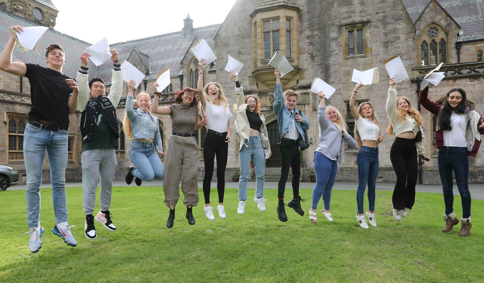 Myddelton College celebrate A Level success