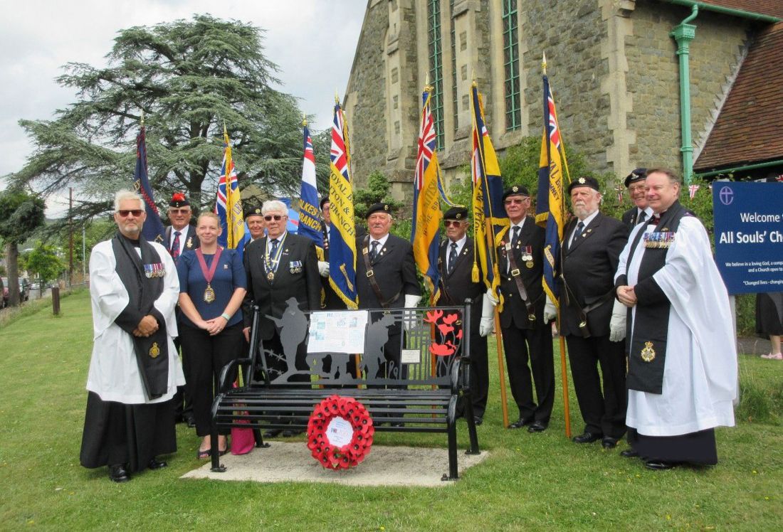 Cheriton church service marks Legion's centenary