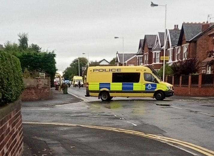 Two pensioners injured as BMW crashes into parked car