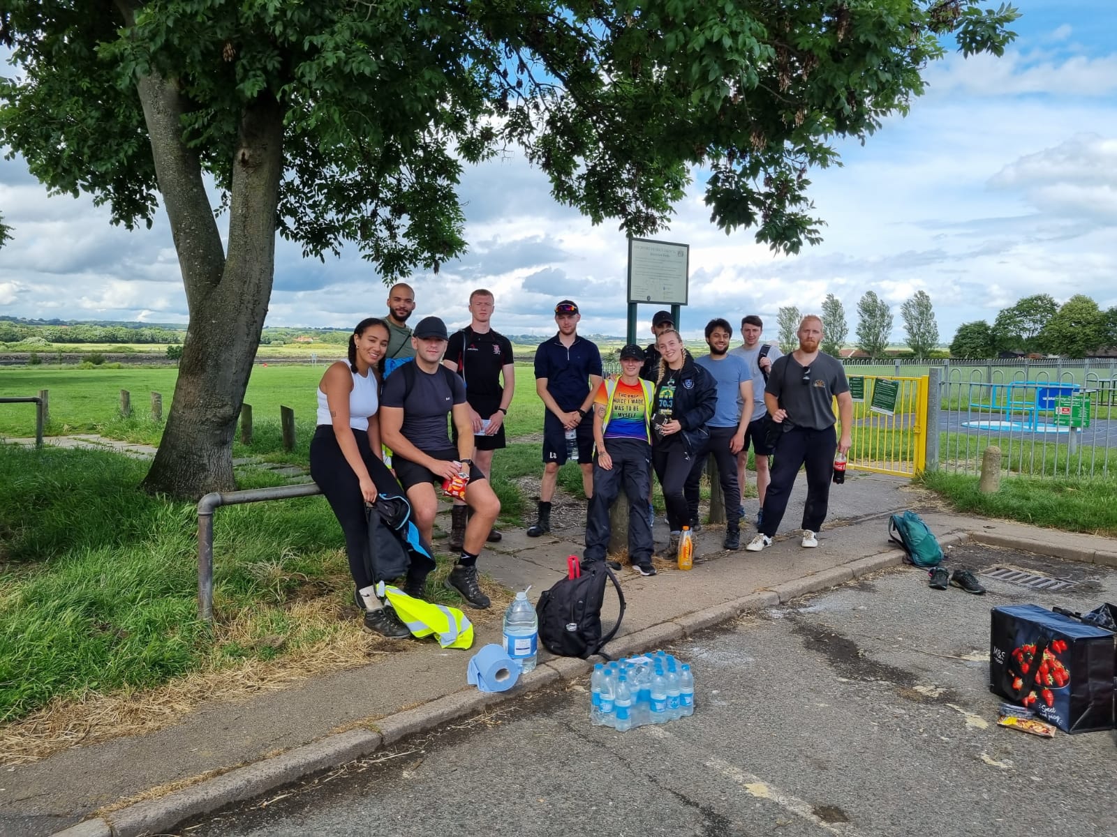 Friends trek 26.2 miles from Chelmsford to Southend to support local hospice