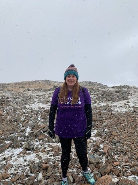 Care home employee climbs Munro to raise funds for Ayrshire Hospice