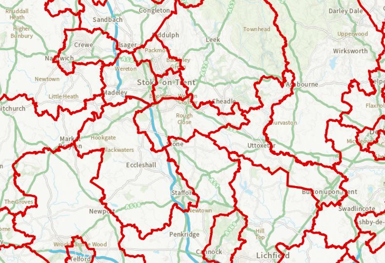 Wards should be in the Staffordshire Moorlands constituency as boundary changes questioned, state councillors