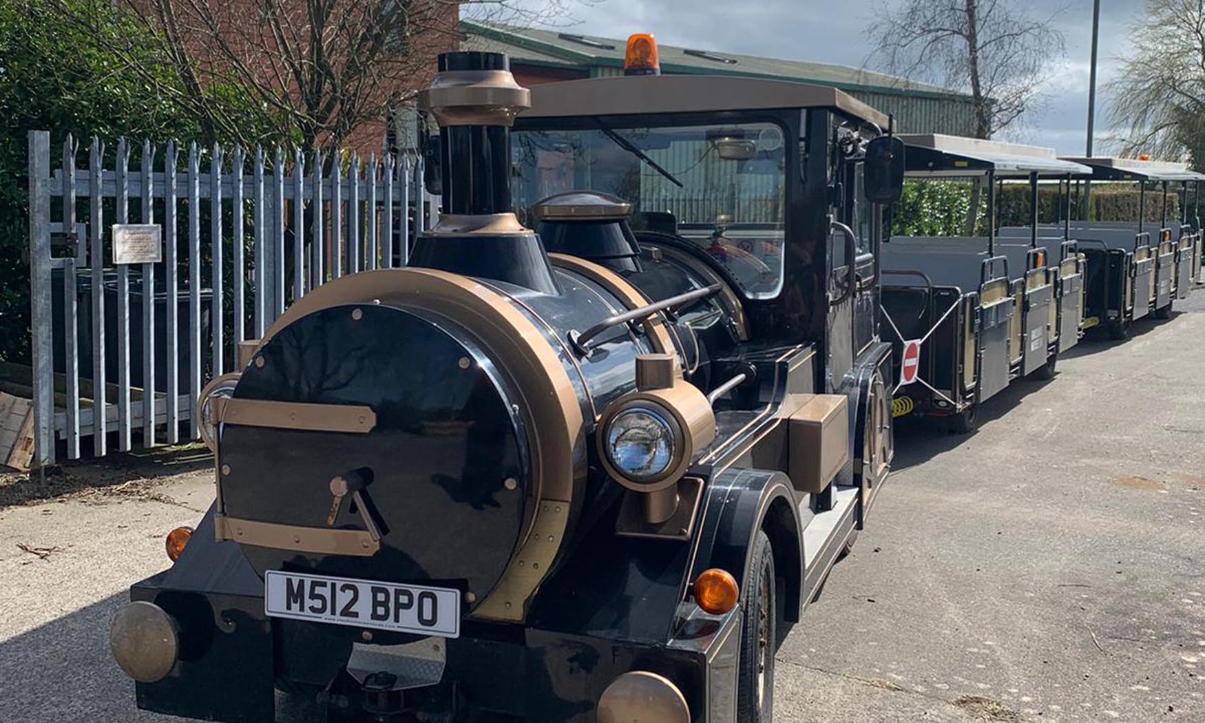 Porthcawl’s new land train prepares for launch