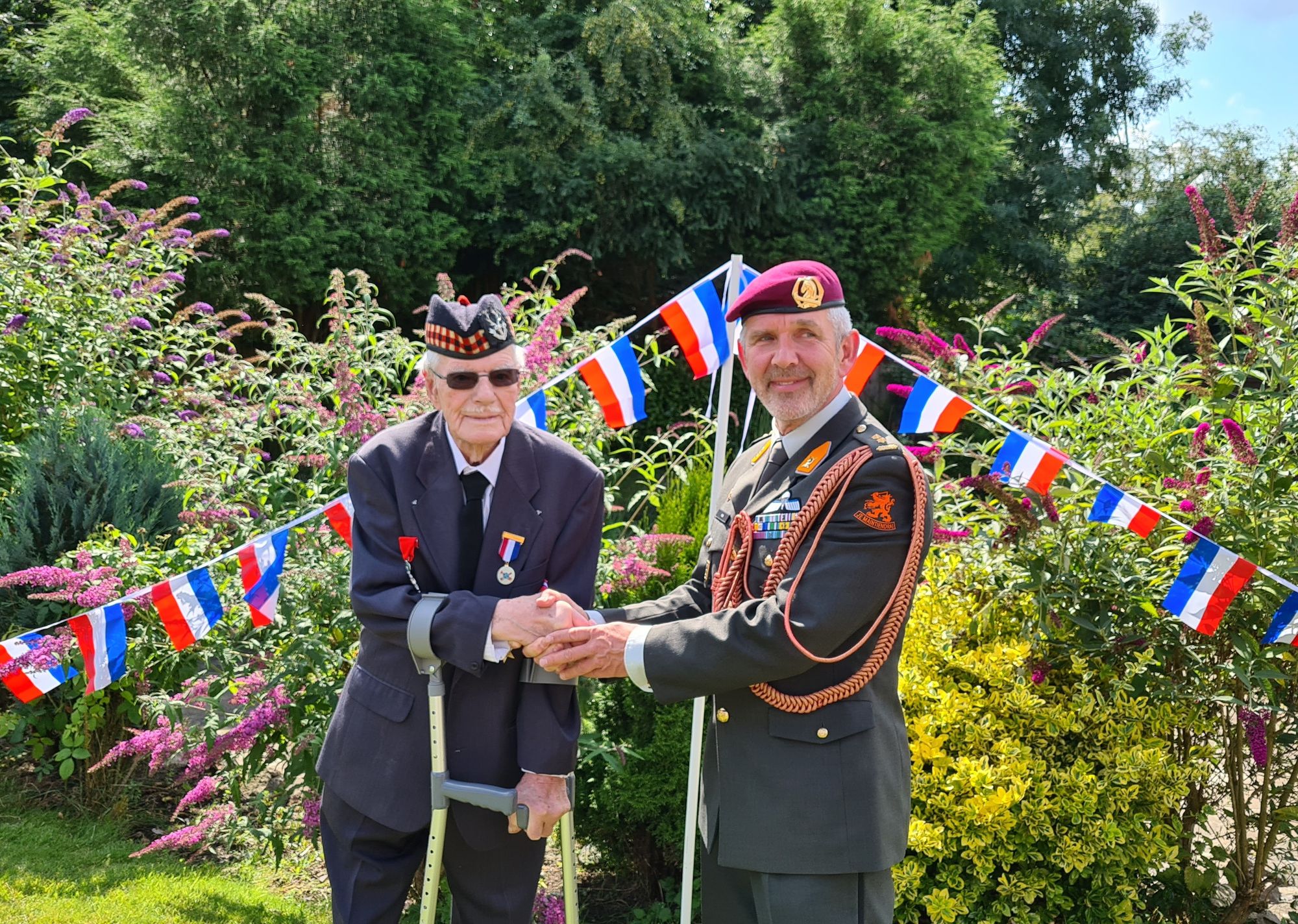 Coventry WWII Veteran receives Dutch Liberation Medal