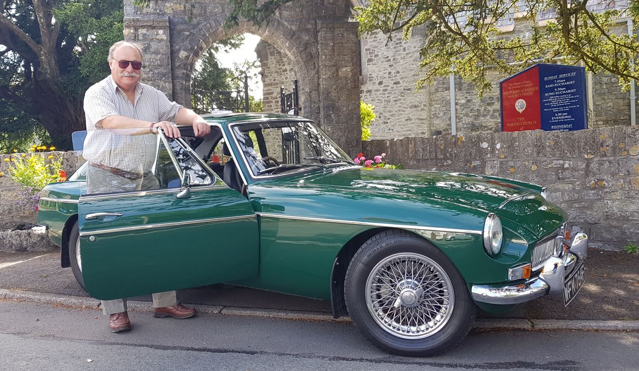 Penarth man to drive his classic MG 400 miles in one day for Wales Air Ambulance Charity