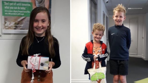 Shepshed schoolgirl wins Echo Dot at local building society's first scavenger hunt