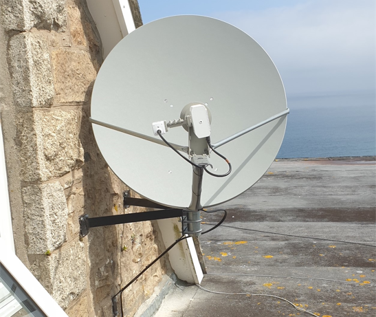 Satellite internet technology to help care homes provide better connected health care