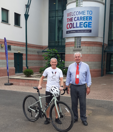 Camborne college lecturer and veteran proud to take part in Ride for Heroes ahead of Tour of Britain