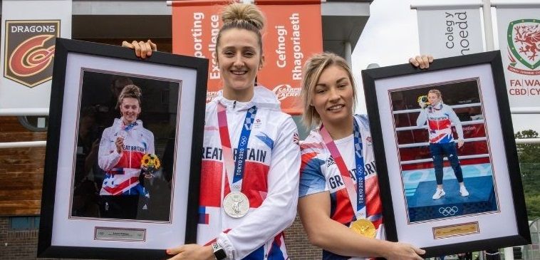 Prestigious honour set for Caerphilly's local Olympians