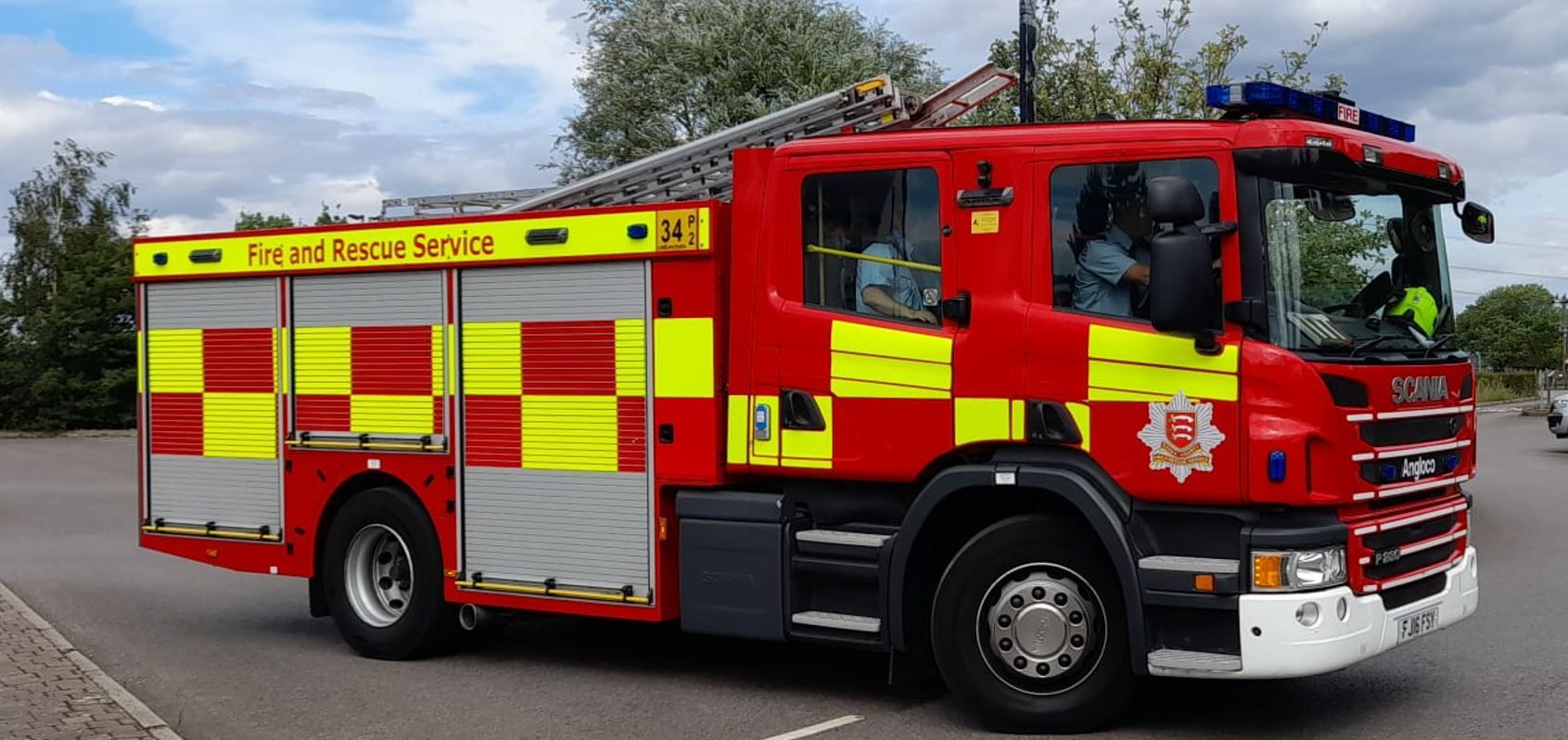 Maldon man rescued by neighbour after shed caught fire