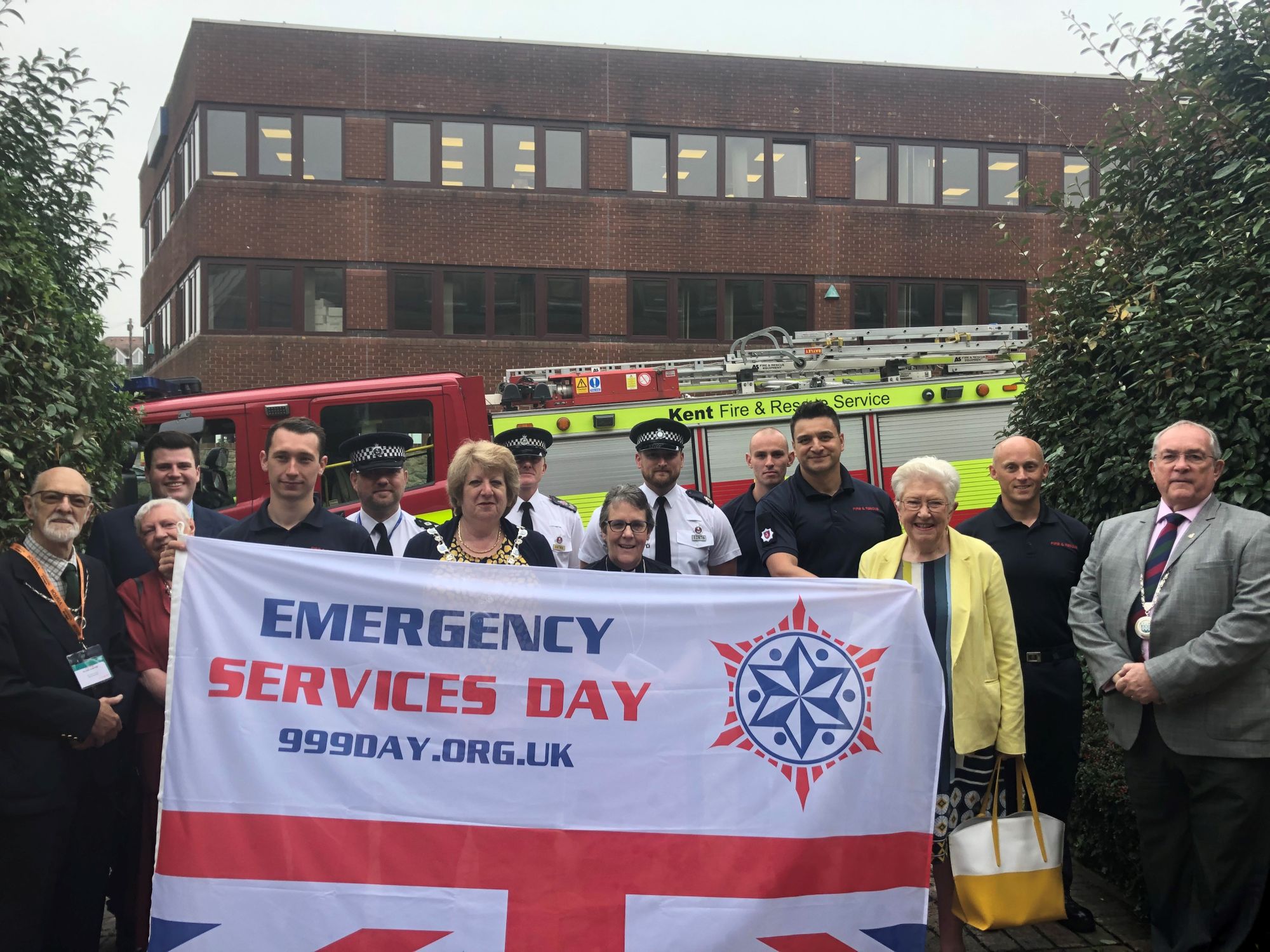 Sevenoaks flies the flag for the emergency services