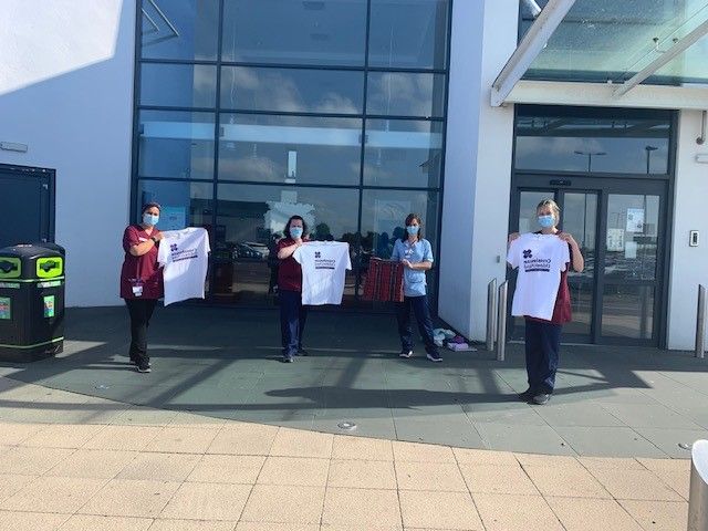 NHS Heroes step out for Ayrshire charity