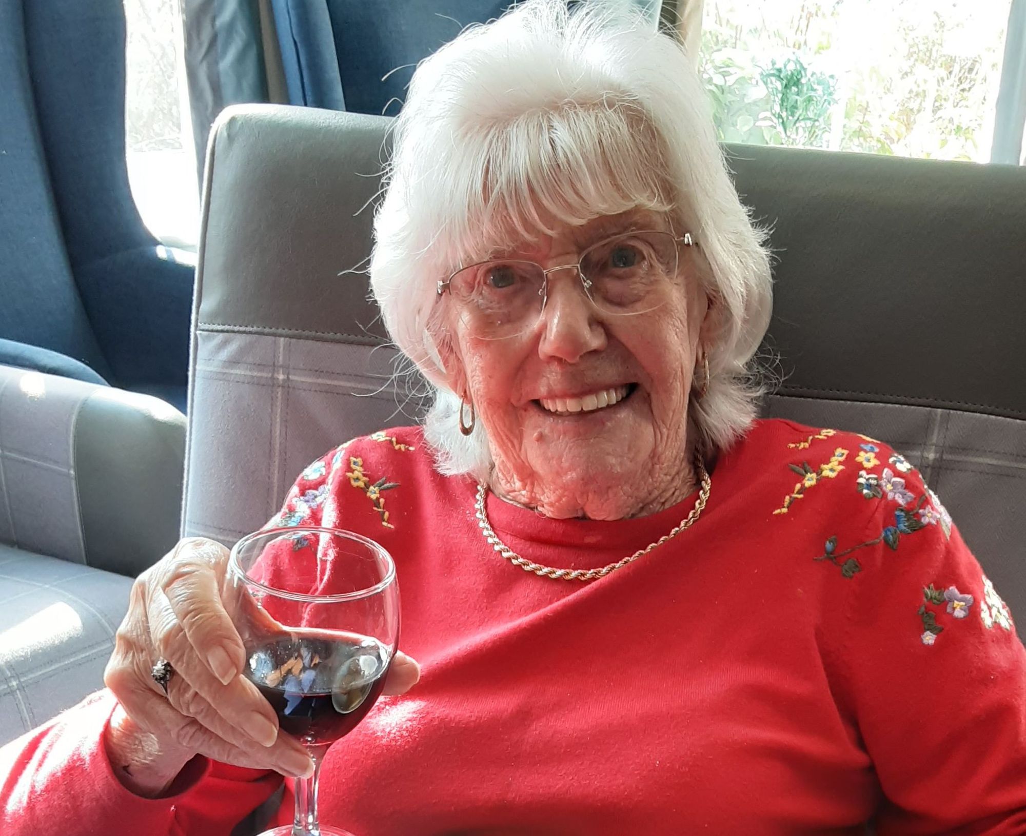 Raising a glass at Wadhurst Manor care home