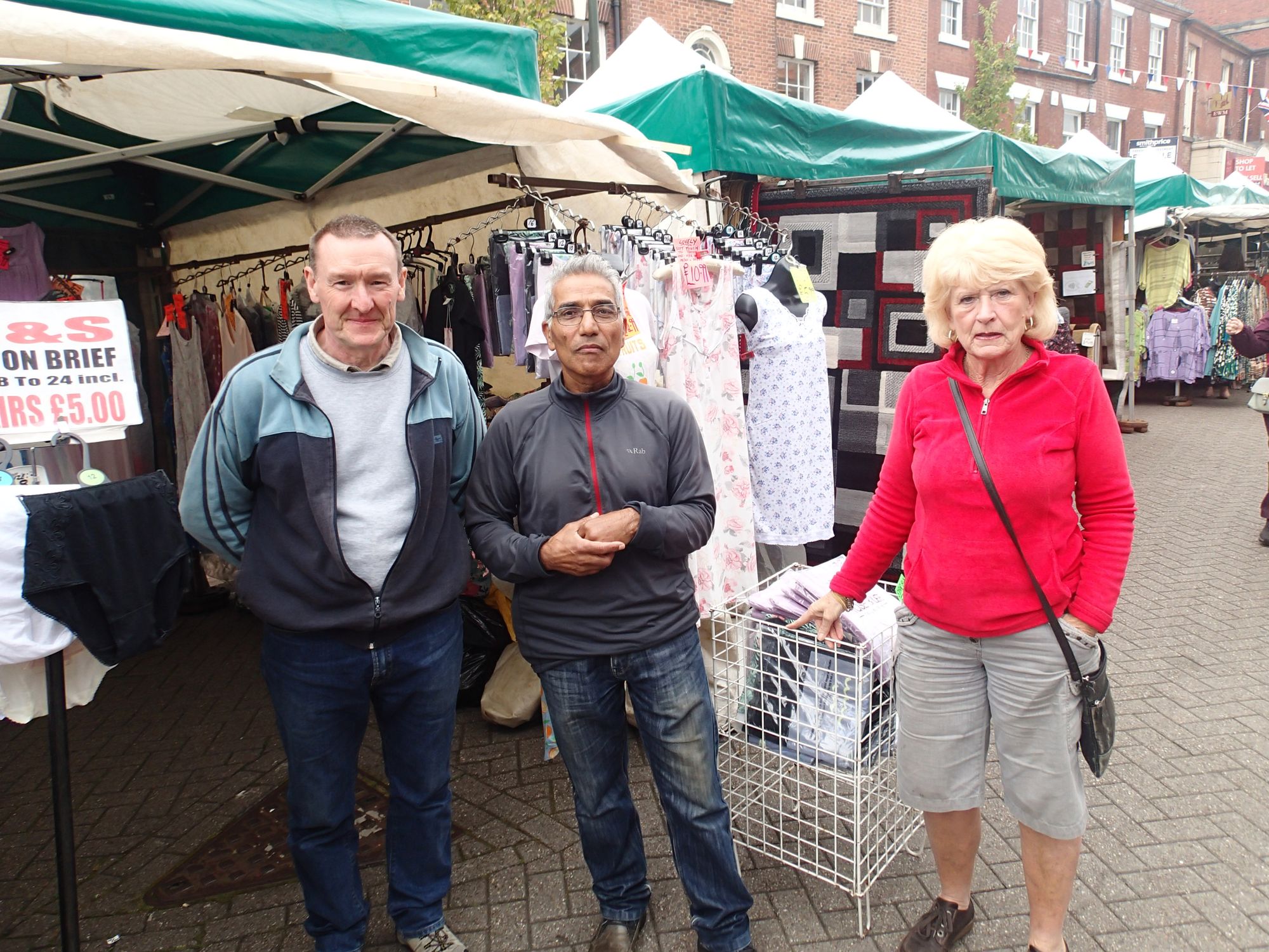 We will not move say angry town stallholders