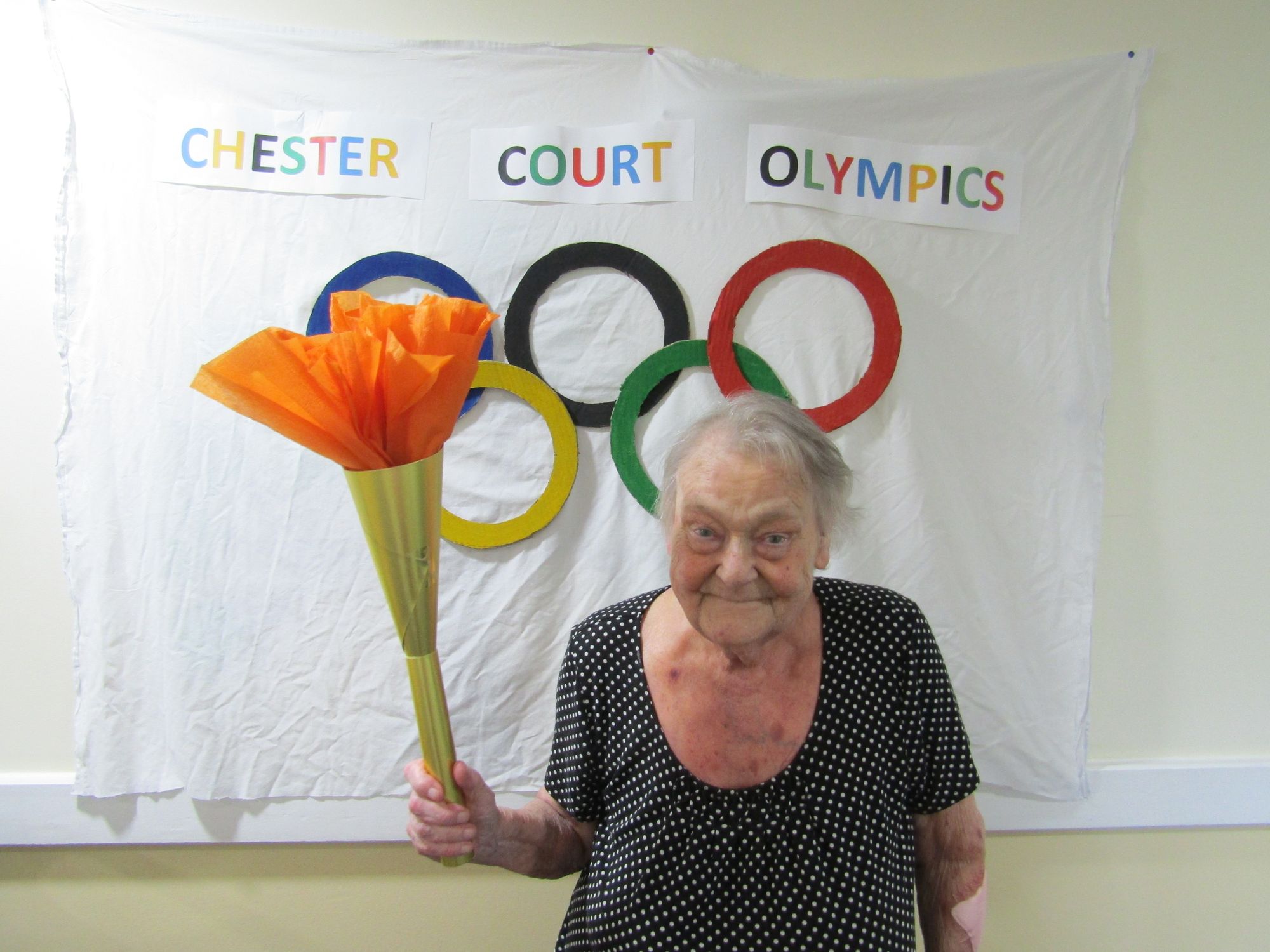 Bedlington care home residents hold their own Olympic Games