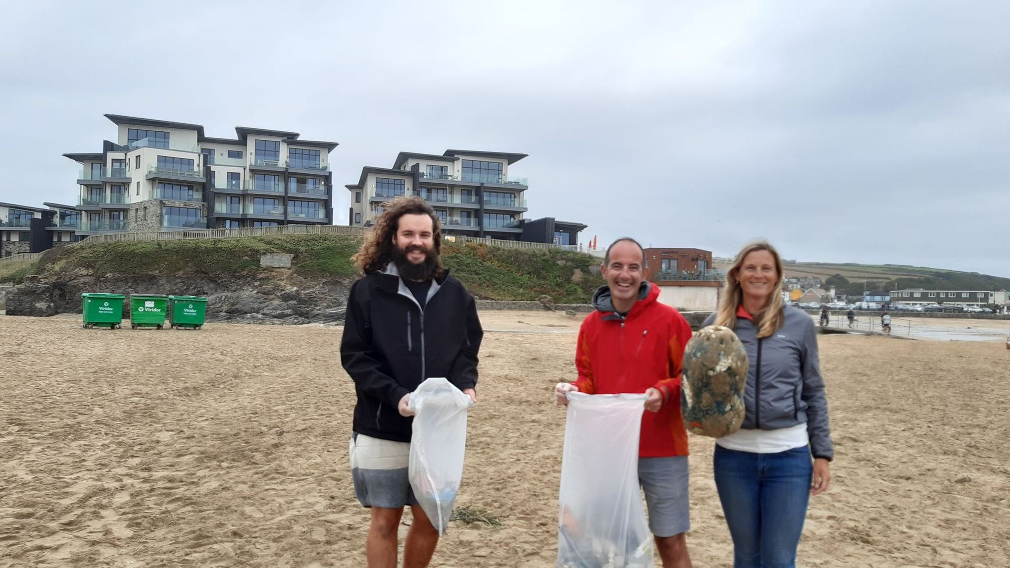 Staff at Truro architects take part in beach cleans for Climate Action Relay initiative