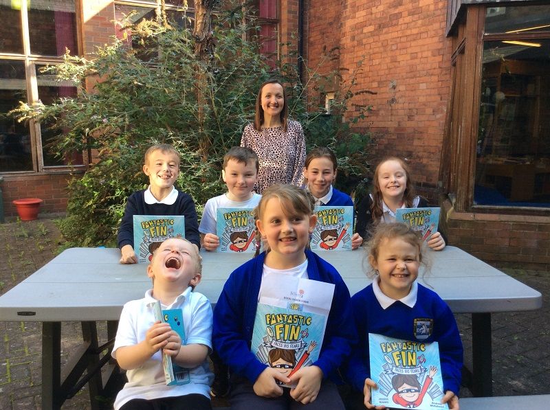 'Fantastic Finn' flies into Derbyshire school