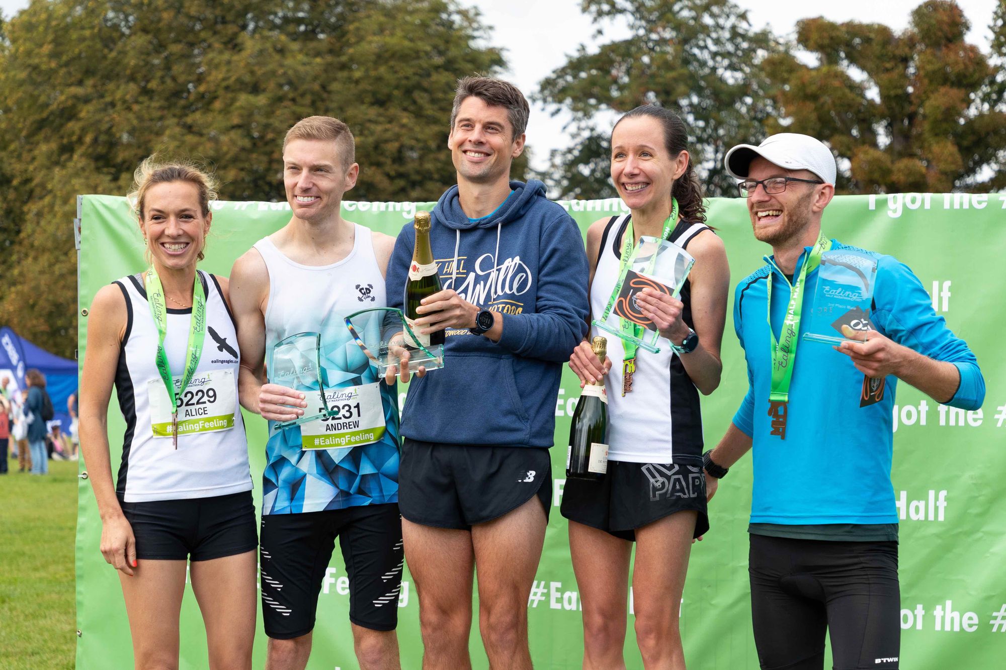 Jonathan Poole and Melissah Gibson win the 2021 Ealing Half Marathon