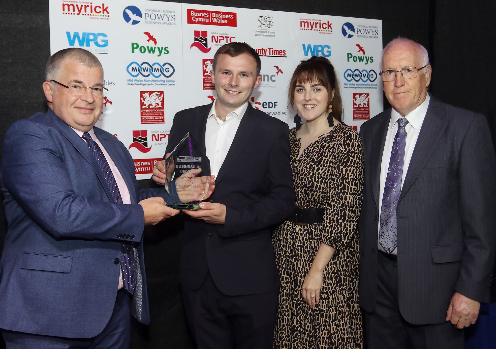 Young Newtown entrepreneur wins Powys Business of the Year award