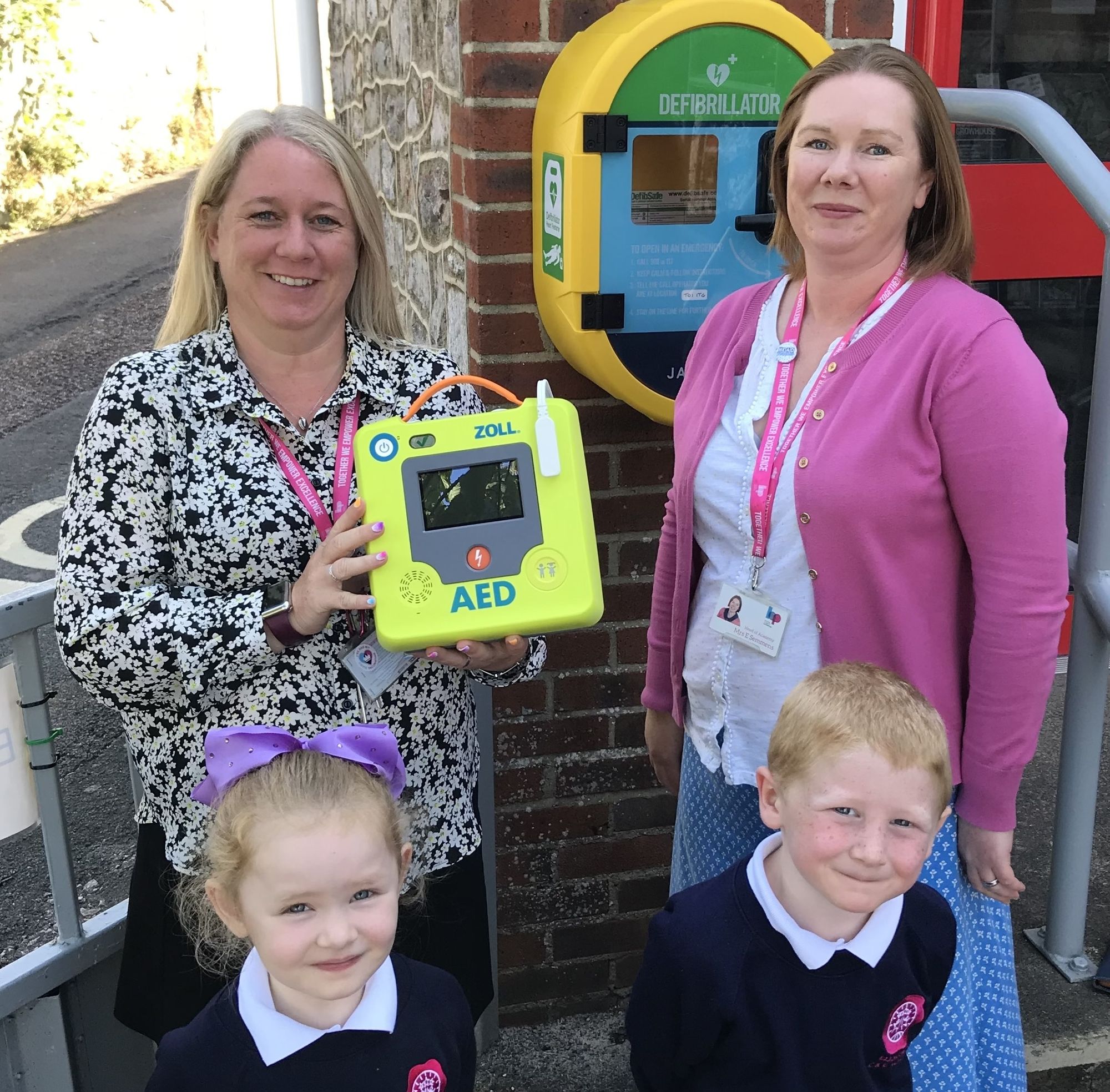Torquay academy’s charitable efforts lead to the installation of life-saving equipment for the whole community