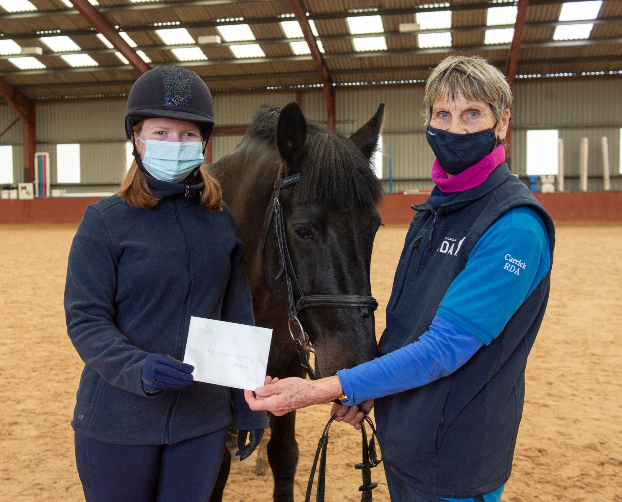 Partially sighted horse rider fundraises for South Ayrshire riding charity