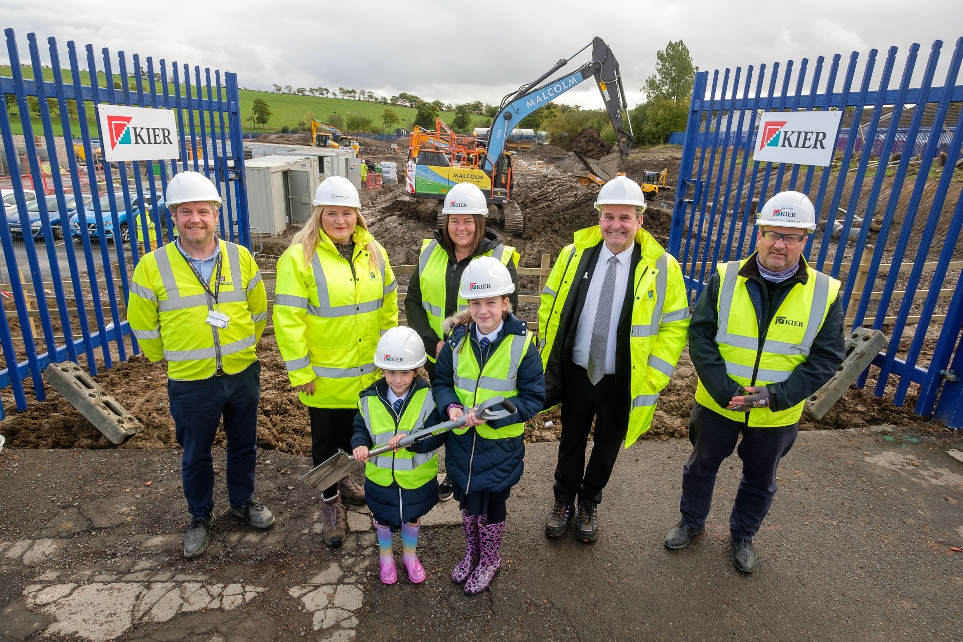 Work underway at new East Ayrshire school as ground is officially broken
