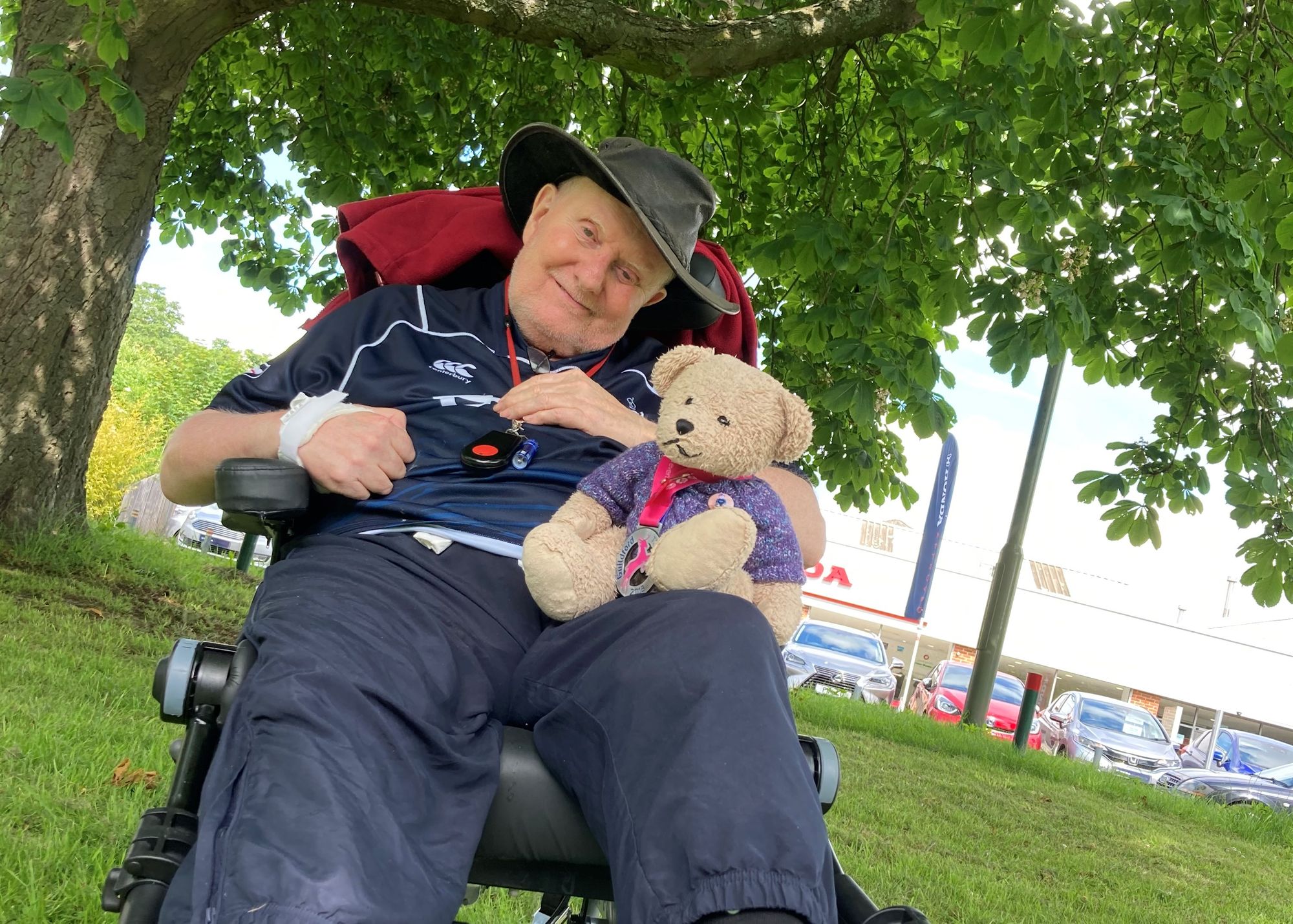 Surrey superhero David proves earth years are no barrier