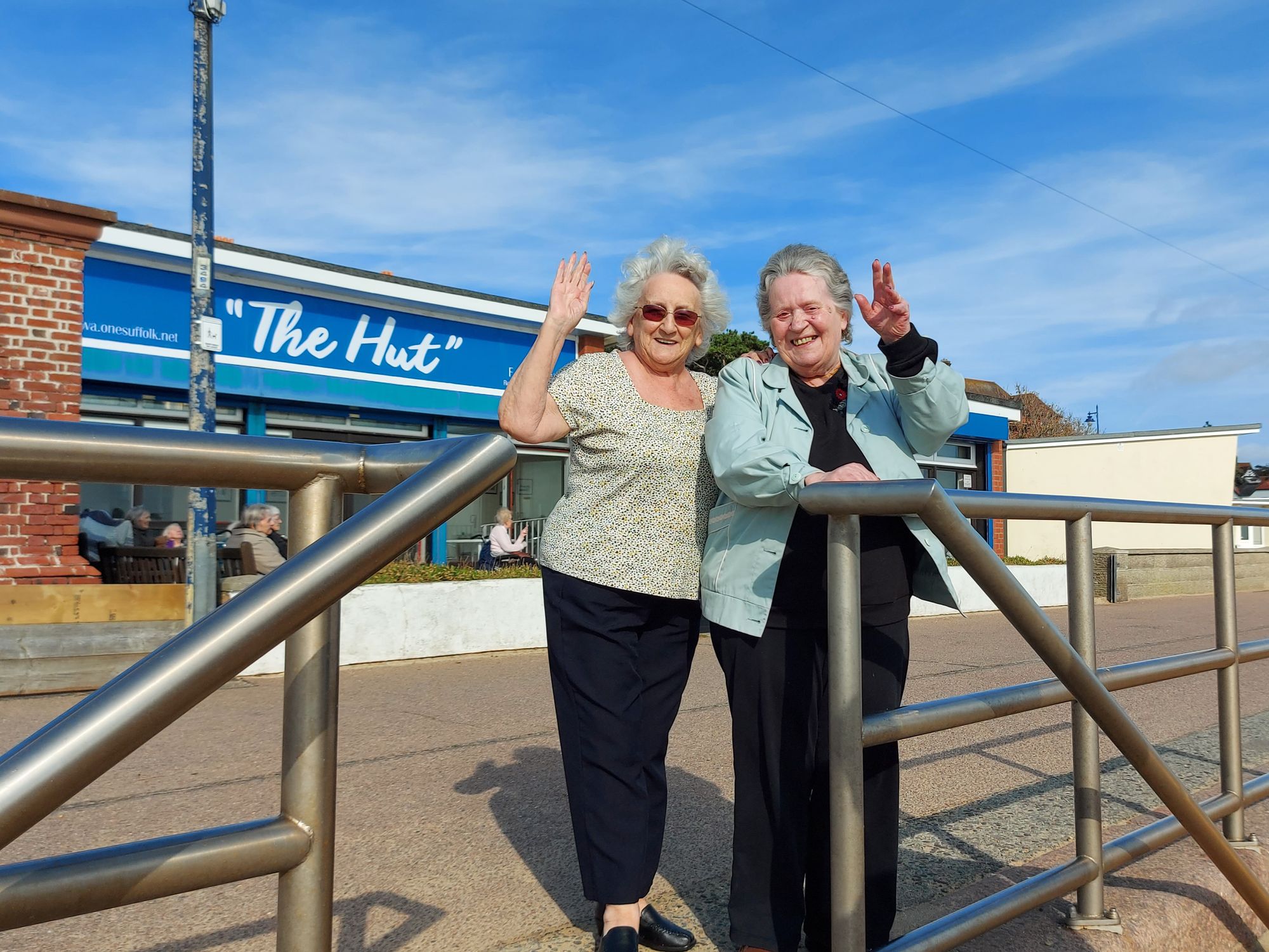 Bury St Edmunds residents are feeling fine and sandy after a surprise trip to the seaside