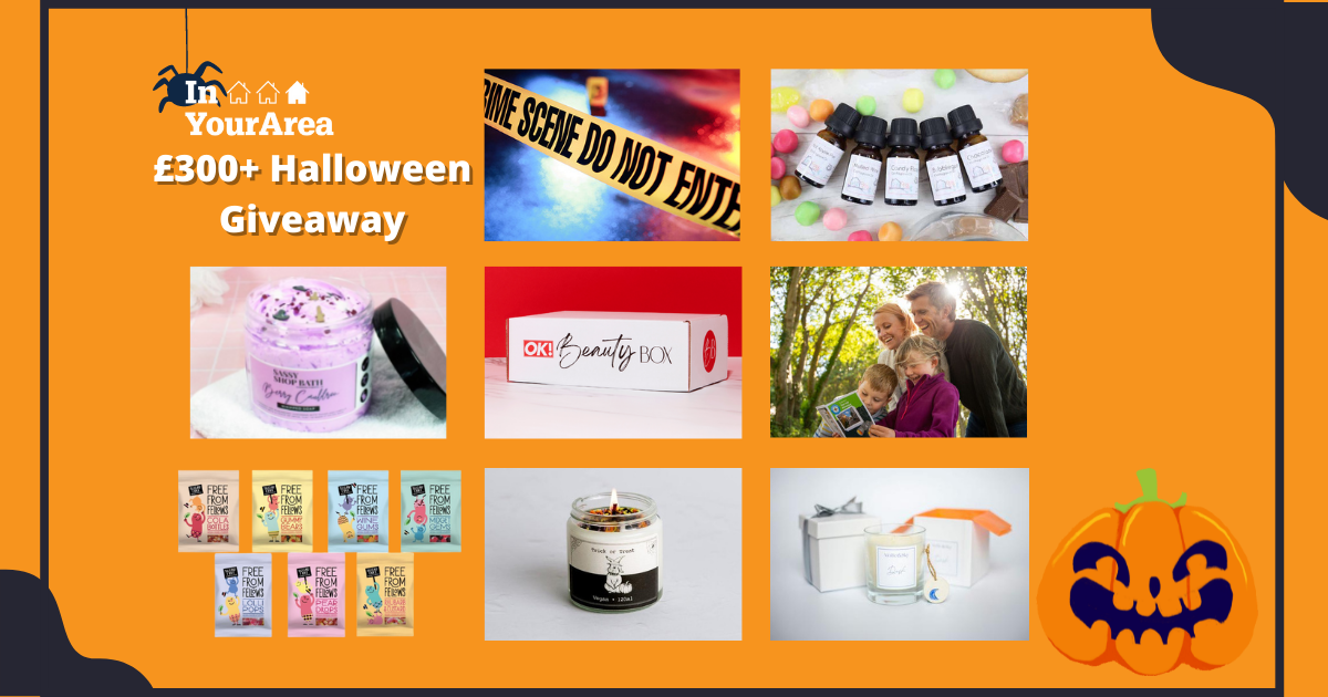 Join the fun with InYourArea's spooktacular £300 Halloween giveaway