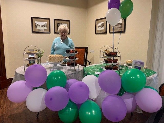 Hale care home tea party raises £700 for cancer charity