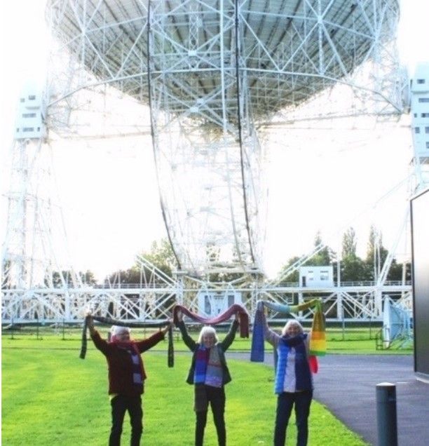 WI members complete out of this world knitting project