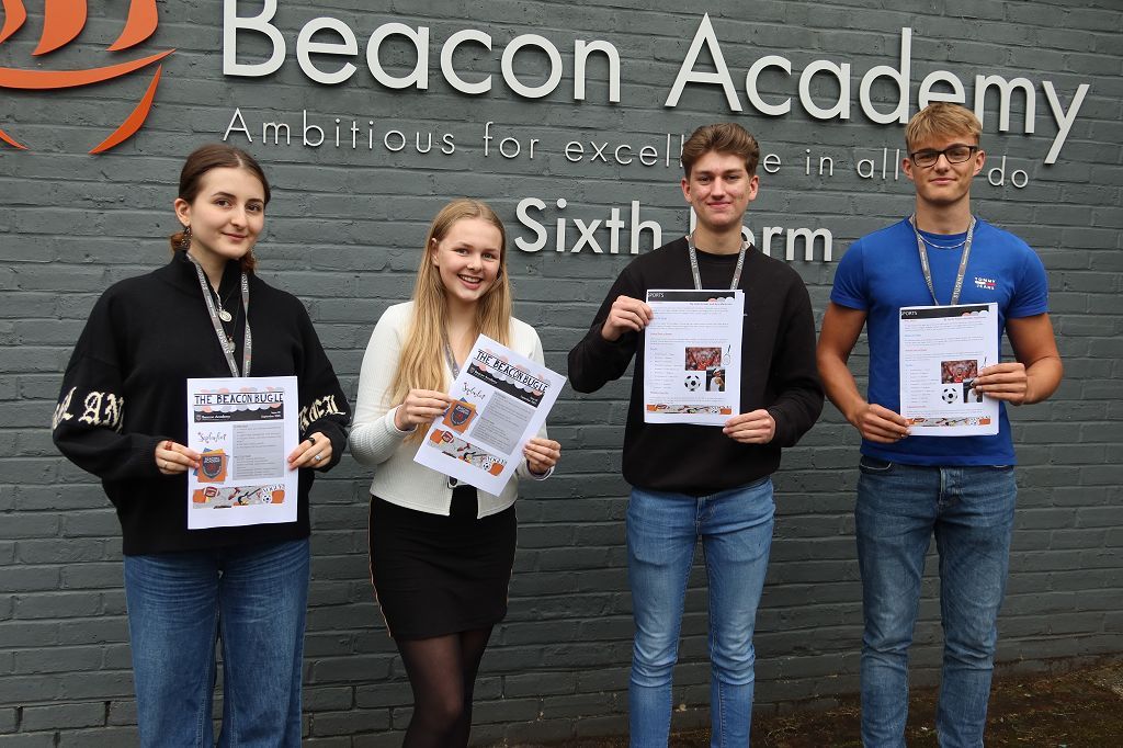 Crowborough students blow their own trumpet with the Beacon Bugle