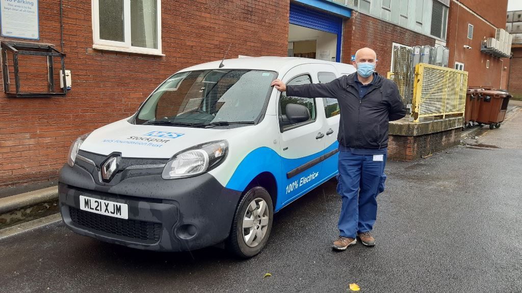 Stepping Hill's new environmentally friendly vans