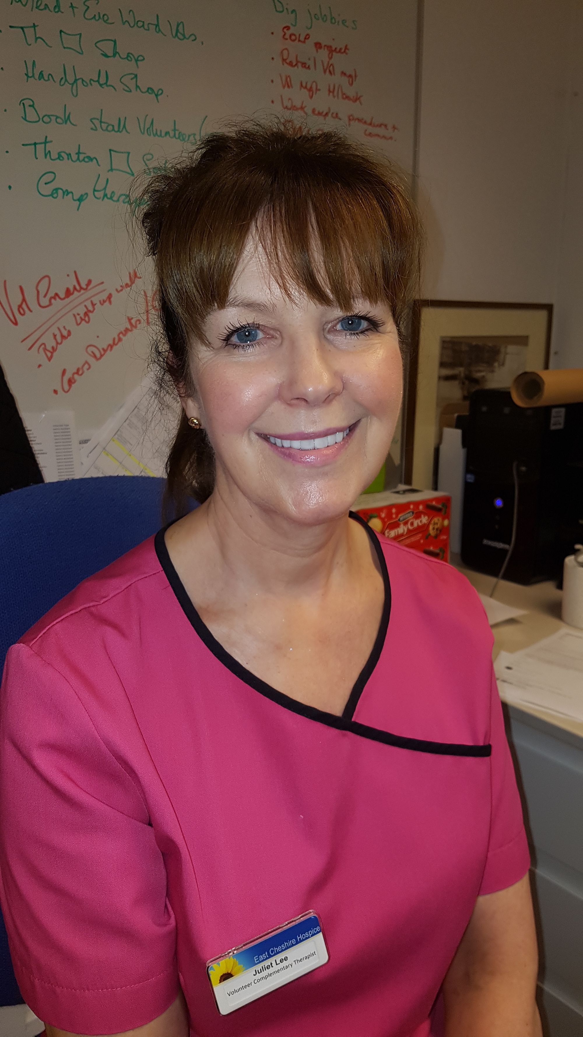 Follow in the footsteps of East Cheshire Hospice's complementary therapists
