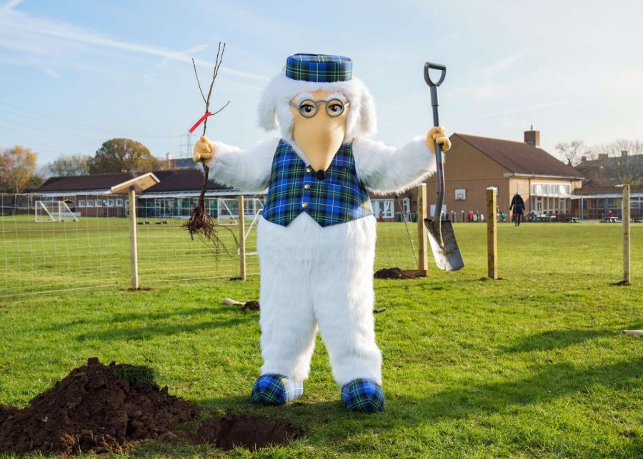 The Wombles have tree-mendous time teaming up with council for tree week