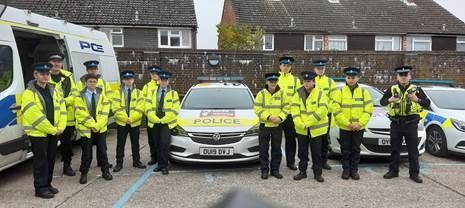 Herts volunteer police cadets assist with Operation Sceptre